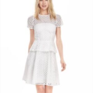 Banana Republic White
Eyelet Dress size 14